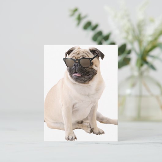 De schaduwbeker (kleur) briefkaart (Staand voorkant)