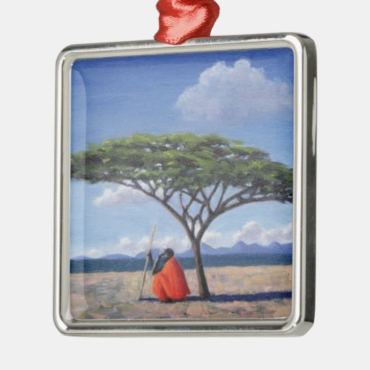 De schaduwboom van 1992 metalen ornament (Links)