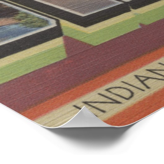 De schaduwen - Grote Letter scènes Poster (Hoek)