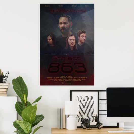 De schaduwen komen eraan | Project 863 Poster (Thuiskantoor)