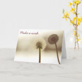 De schaduwkaart van de paardebloem kaart (Gele Bloem)