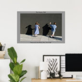 De schaduwmuur poster (Thuiskantoor)