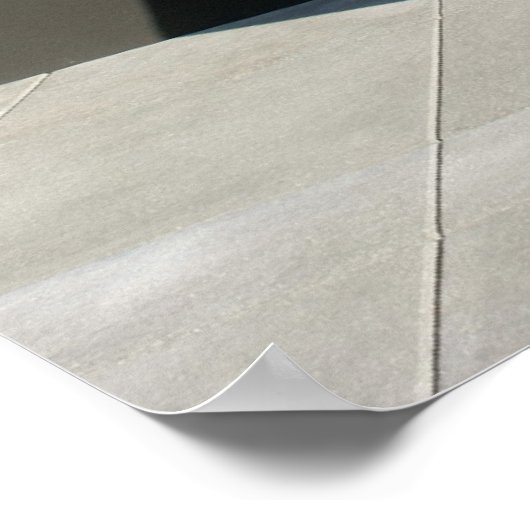 De schaduwmuur poster (Hoek)