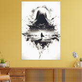 De Schaduwrijke Zwervers Canvas Print (Insitu (Woonkamer))
