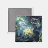 DE SCHAKELAAR, SCHAKELAAR ZES PARTIJ groen blauw g Magneet (Voorkant / Achterkant)