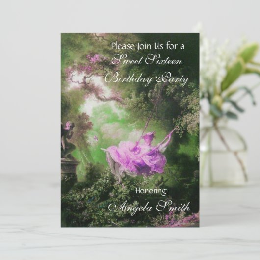 DE SCHAKELAAR, ZWEEF ZES PARTIJ Violet Paars Kaart (Staand voorkant)