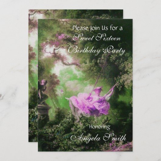 DE SCHAKELAAR, ZWEEF ZES PARTIJ Violet Paars Kaart (Voorkant / Achterkant)