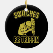 De Schakelaars van de elektricien zijn de Drijvend Keramisch Ornament (Achterkant)