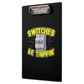 De schakelaars zijn het Elektrische Gift in werkin Klembord (Links)