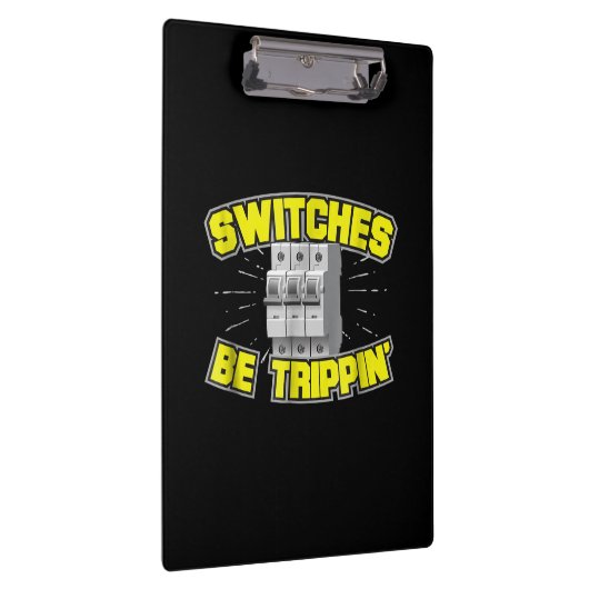 De schakelaars zijn het Elektrische Gift in werkin Klembord (Rechts)