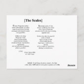 DE SCHALEN BRIEFKAART (Achterkant)