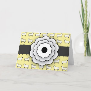 De schapen danken u kaarden bedankkaart