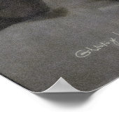 De schapen en geiten (bergstijl) poster (Hoek)