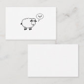 De schapen gaan naar Ba Visitekaartje (Voorkant / Achterkant)