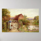 De schapen thuis brengen poster (Voorkant)