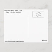 De Schapen van Blackface, Eiland van Lewis, Briefkaart (Achterkant)