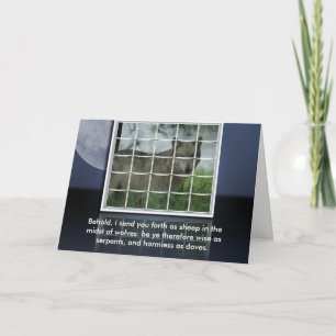 De SCHAPEN van het CITAAT van de BIJBEL van het Kaart