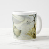 De schapen vooraan grote koffiekop (Voorkant rechts)