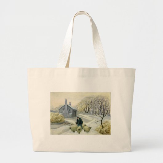 De schapen vooraan grote tote bag (Voorkant)
