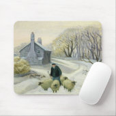 De schapen vooraan muismat (Met muis)