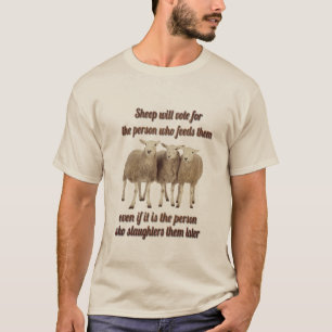 de schapen zullen voor… t-shirt