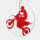 (De scharlaken) FIETS van het VUIL Keramisch Ornament (Links)