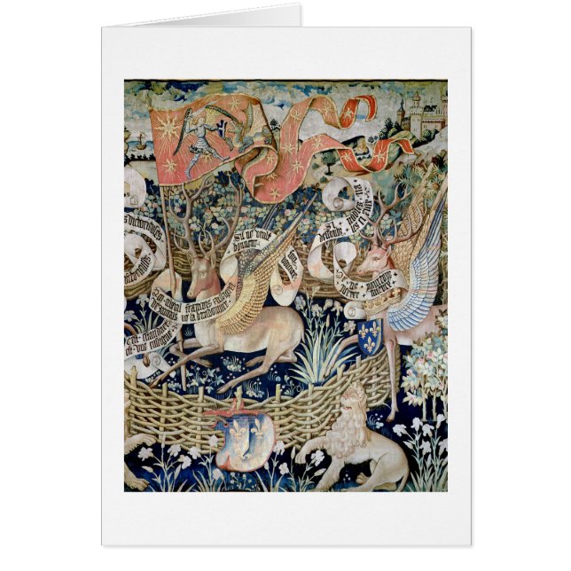 De scharnierende deer (tapestry) (Voorkant)