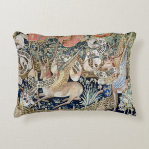 De scharnierende deer (tapestry) decoratief kussen
