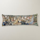 De scharnierende deer (tapestry) lichaamskussen (Achterkant)