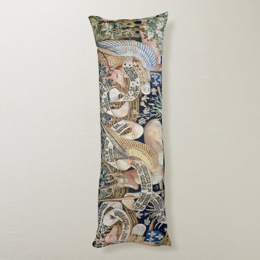 De scharnierende deer (tapestry) lichaamskussen (Achterkant (Verticaal))