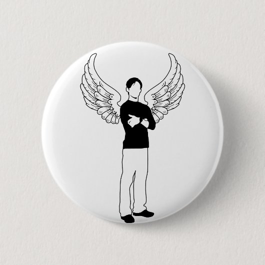 De scharnierende kredietnemer ronde button 5,7 cm (Voorkant)