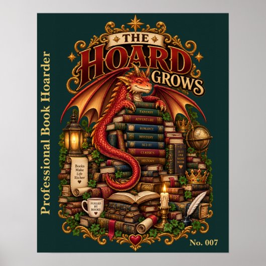De Schat Groeit | Boek Draak Vereniging Poster (Voorkant)