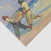 “De schat ontvreemden” door NC Wyeth Tissuepapier (Detail)