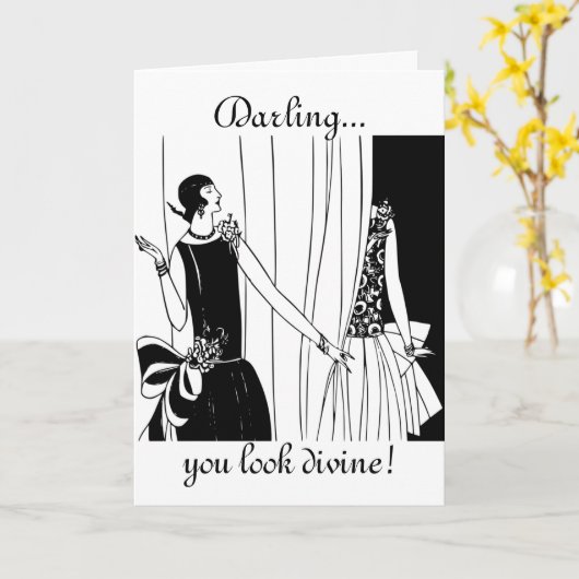 De schat, u kijkt Goddelijk: De grappige Kaart van (Gele Bloem)