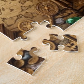 De schat van de geleerde draak legpuzzel (Zijkant)