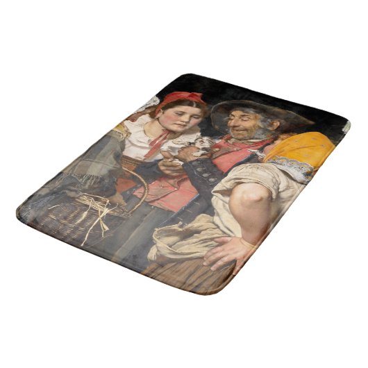 De schat van het oude Man (Karl Gussow) Badmat (Gekanteld)