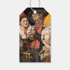 De schat van het oude Man (Karl Gussow) Cadeaulabel