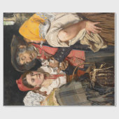 De schat van het oude Man (Karl Gussow) Cadeaupapier (Vlak)