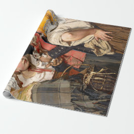 De schat van het oude Man (Karl Gussow) Cadeaupapier