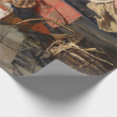 De schat van het oude Man (Karl Gussow) Cadeaupapier (Hoek)