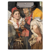 De schat van het oude Man (Karl Gussow) Klembord (Voorkant)