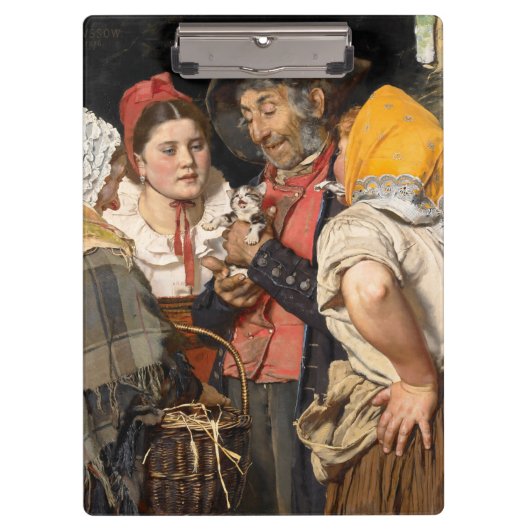De schat van het oude Man (Karl Gussow) Klembord (Voorkant)