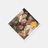 De schat van het oude Man (Karl Gussow) Servet (Hoek)