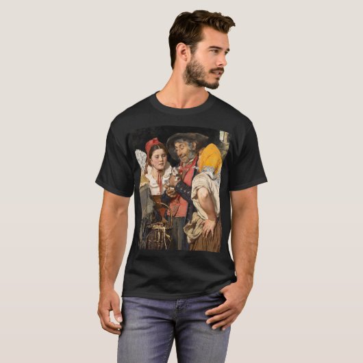 De schat van het oude Man (Karl Gussow) T-shirt (Voorkant volledig)