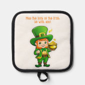 De schat van Lucky Leprechaun Pannenlap (Voorkant)