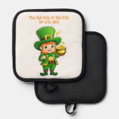 De schat van Lucky Leprechaun Pannenlap (Voorkant / Achterkant)