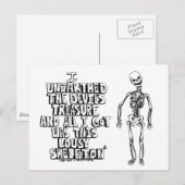 De schatkist van de duivel briefkaart (Voorkant / Achterkant)