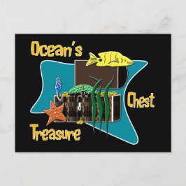 De schatkist van de oceaan briefkaart