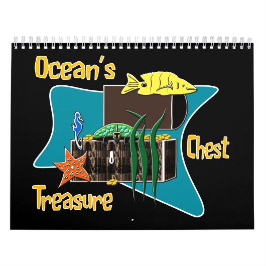 De schatkist van de oceaan kalender (Hoes)