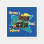 De schatkist van de oceaan luiers servet (Voorkant)